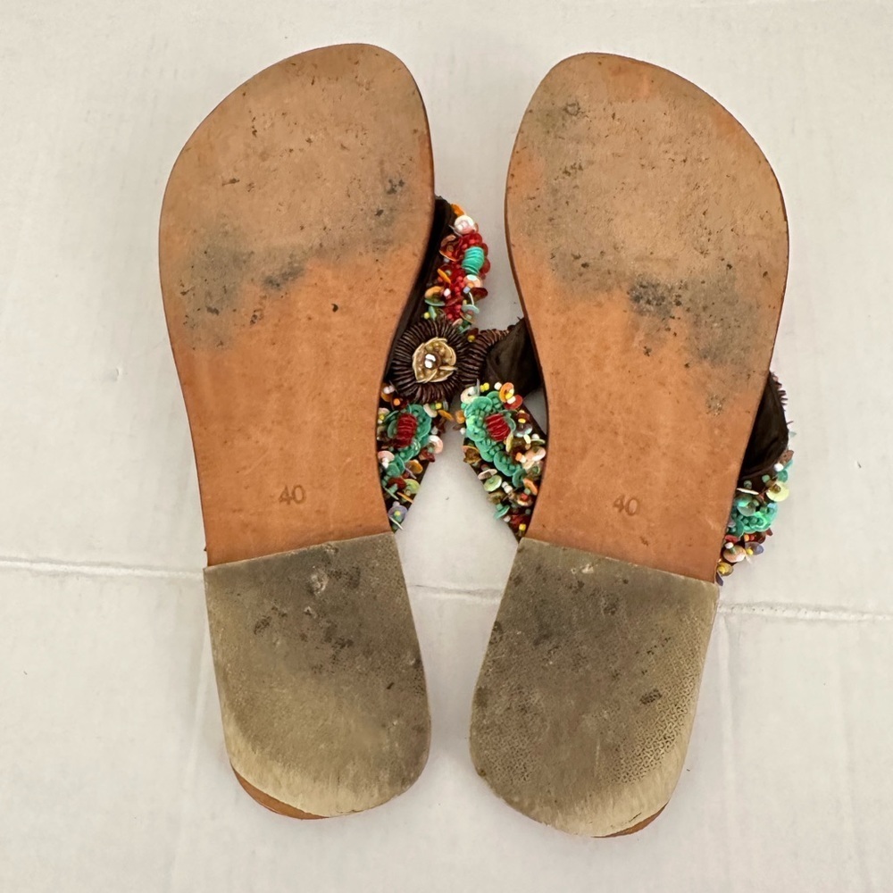 Bali Moom Beaded Sandals Size 40(9 US)) - Picture 6 of 6